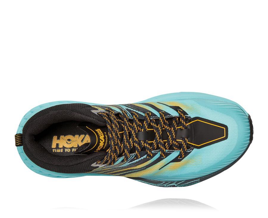 Hoka One One Trailove Tenisky Damske Modre - Speedgoat Mid GORE-TEX 2 - 34952-MQAI